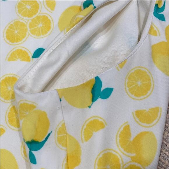 Pappagallo XL Dress Retro Stretch 60s Lemon Sheath Vacation Cruise Travel Casual - Picture 13 of 16